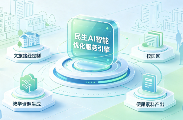 缙云县AI普惠赋能民生服务 智能优化技术升级大众生活服务体验